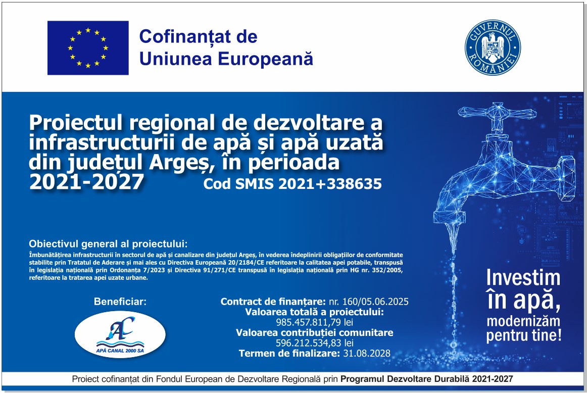 Panou informativ Proiect